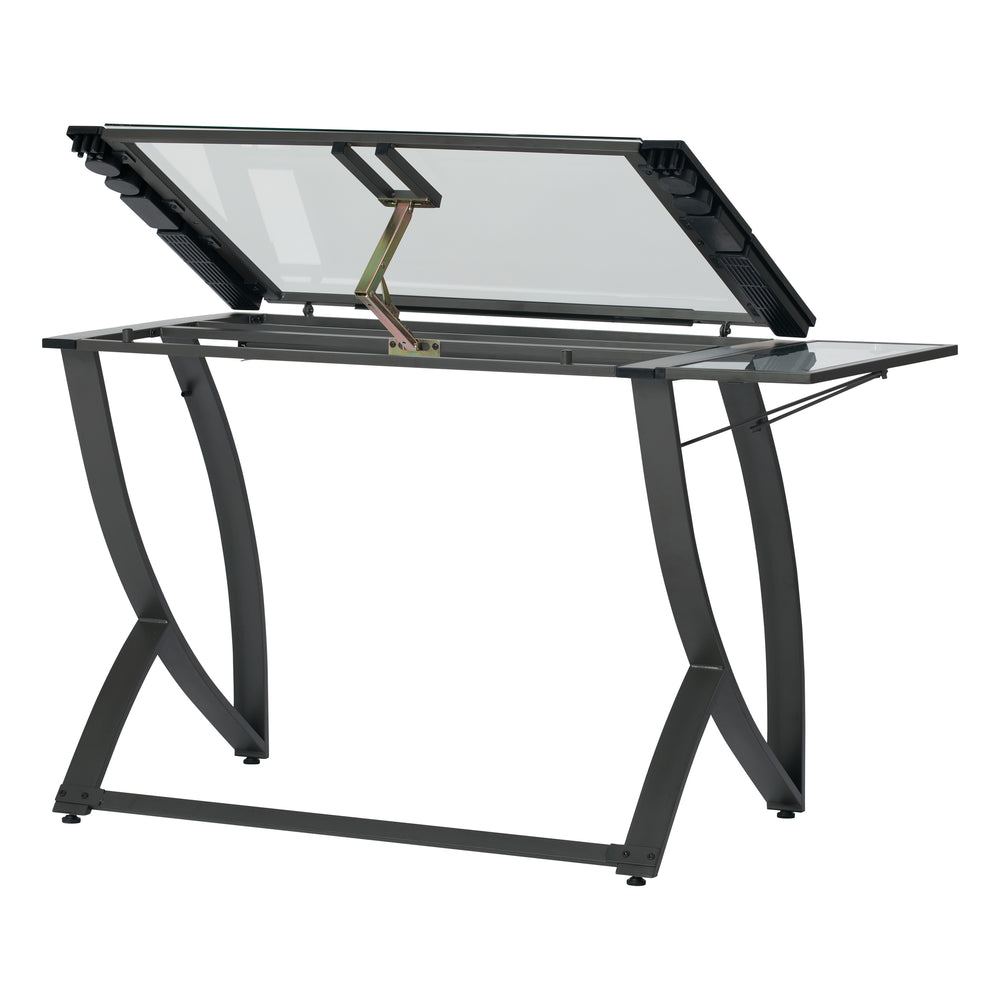 Futura Luxe Drawing, Drafting, Craft Table with Drawer. 35