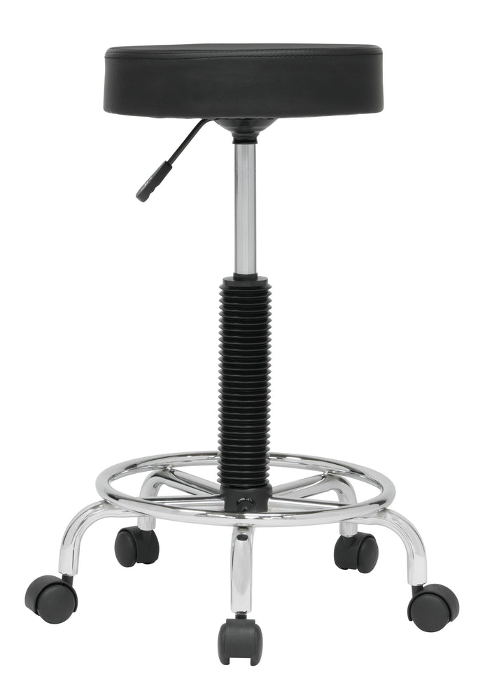 Deluxe Padded Height Adjustable Stool, Black 13175 – Studio Designs