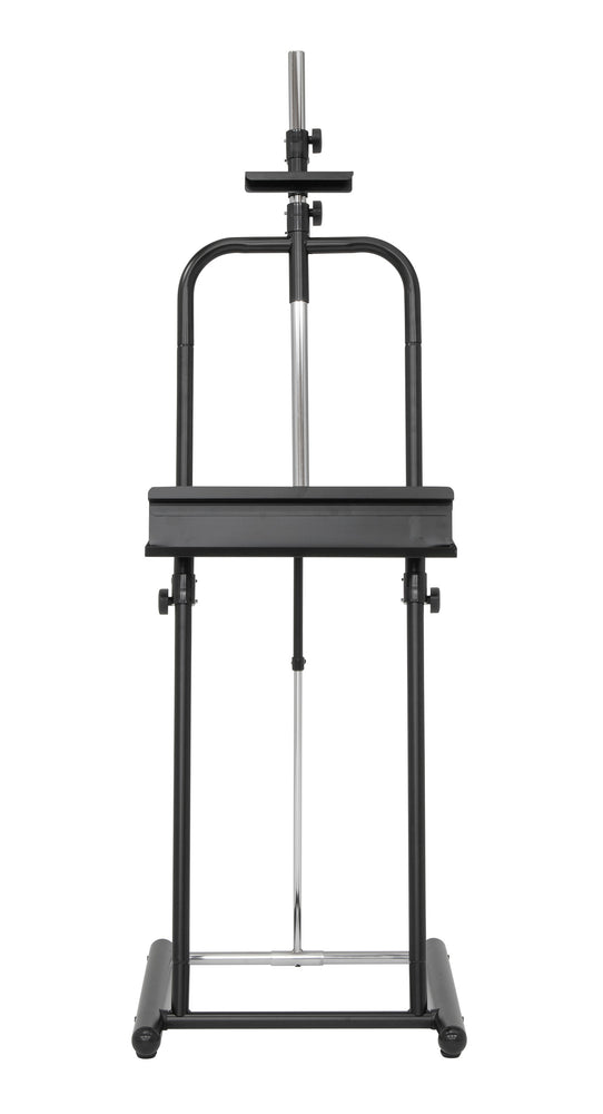 Deluxe Metal, Adjustable, Artist Easel (87.75" Tall) for Painting Large Canvases up to 72" High with Storage Tray - 13188