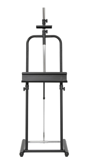 Deluxe Metal, Adjustable, Artist Easel (87.75" Tall) for Painting Large Canvases up to 72" High with Storage Tray - 13188