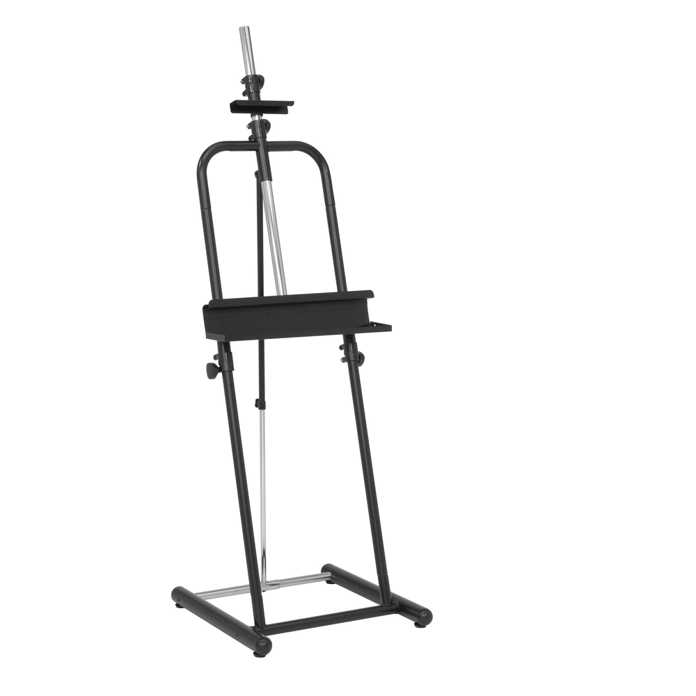 Deluxe Metal, Adjustable, Artist Easel (87.75" Tall) for Painting Large Canvases up to 72" High with Storage Tray