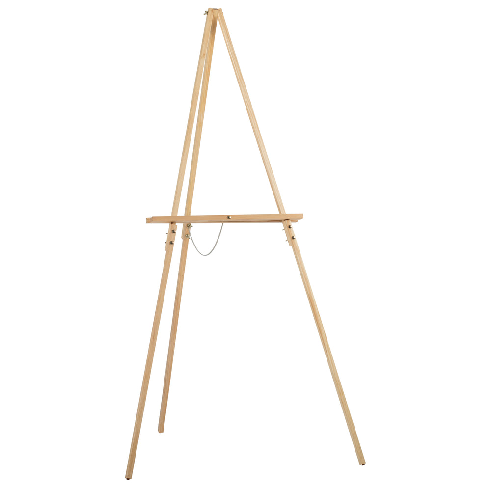 Wood A-Frame Tripod Display Easel Stand – Adjustable Wooden Art Stand ...