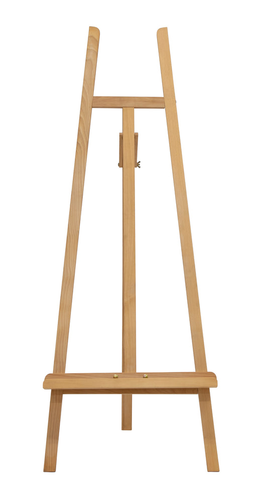 Wood Museum Art Display Easel for Artists and Galleries-Natural