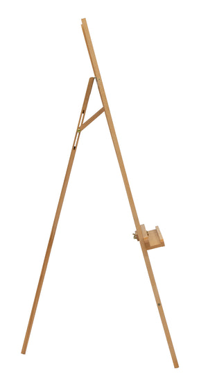 Wood Museum Art Display Easel for Artists and Galleries-Natural