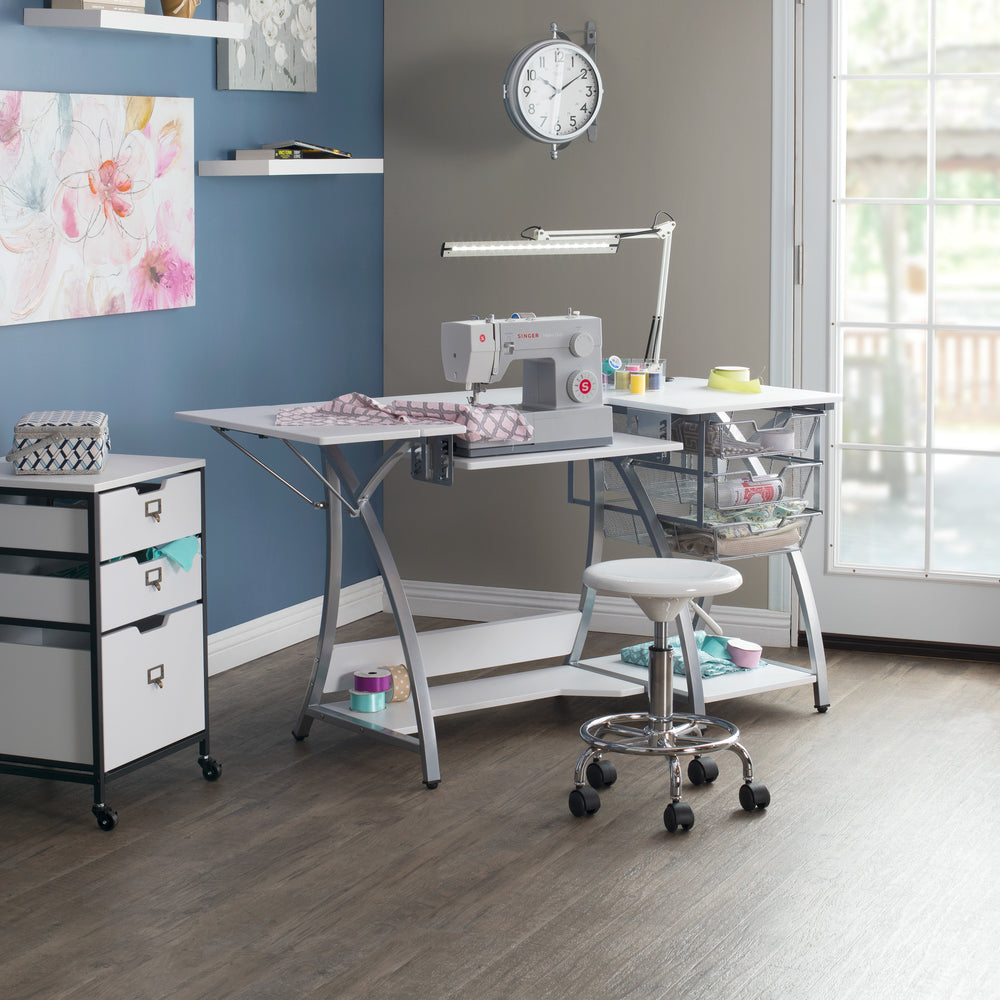 Pro Stitch Sewing Machine, Hobby and Computer Table with Folding Top ...