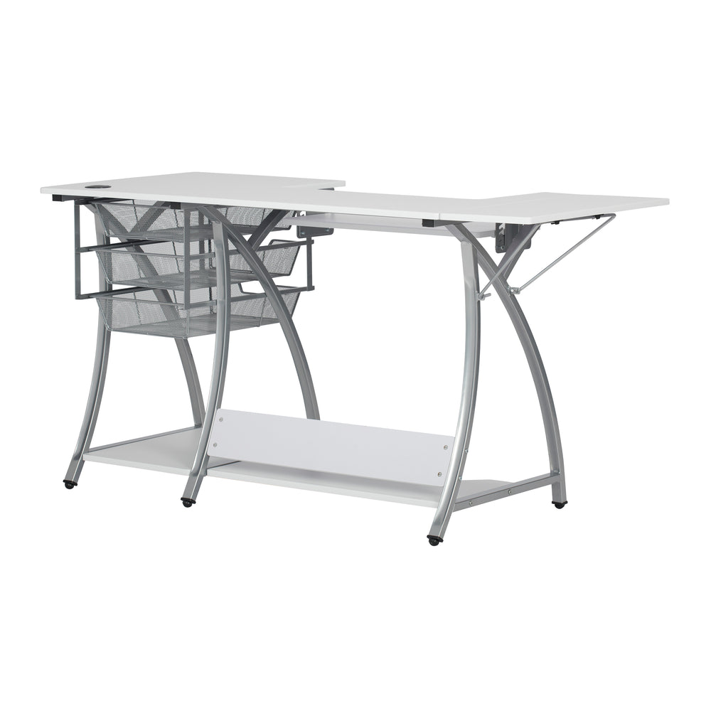 Pro Stitch Sewing Machine, Hobby and Computer Table with Folding Top ...