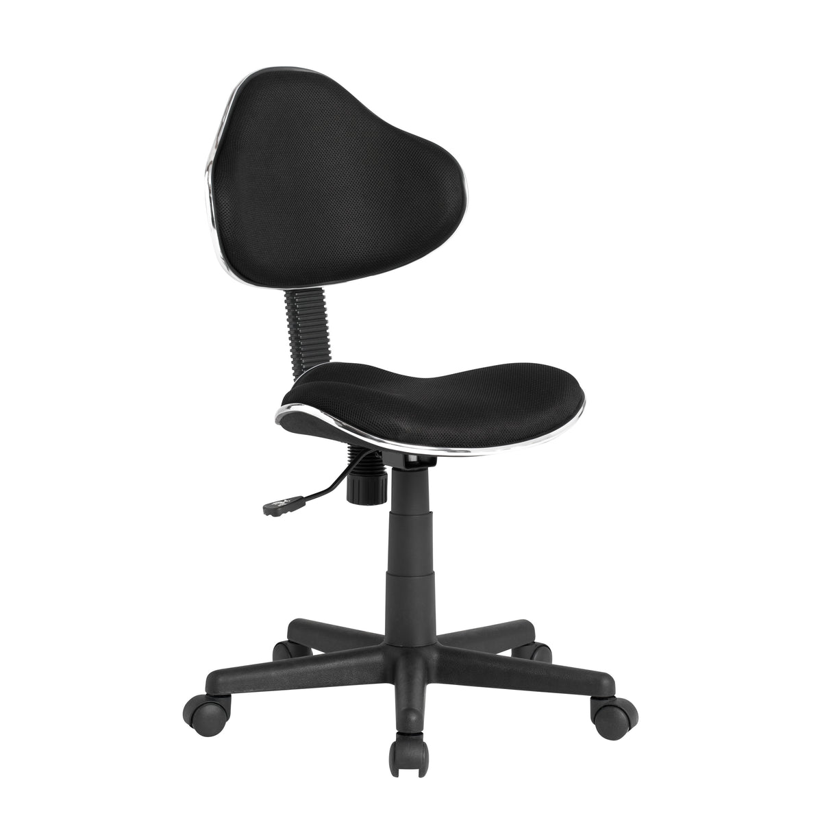 Mode Height Adjustable Swivel Office Task Chair with Contoured Seat an ...