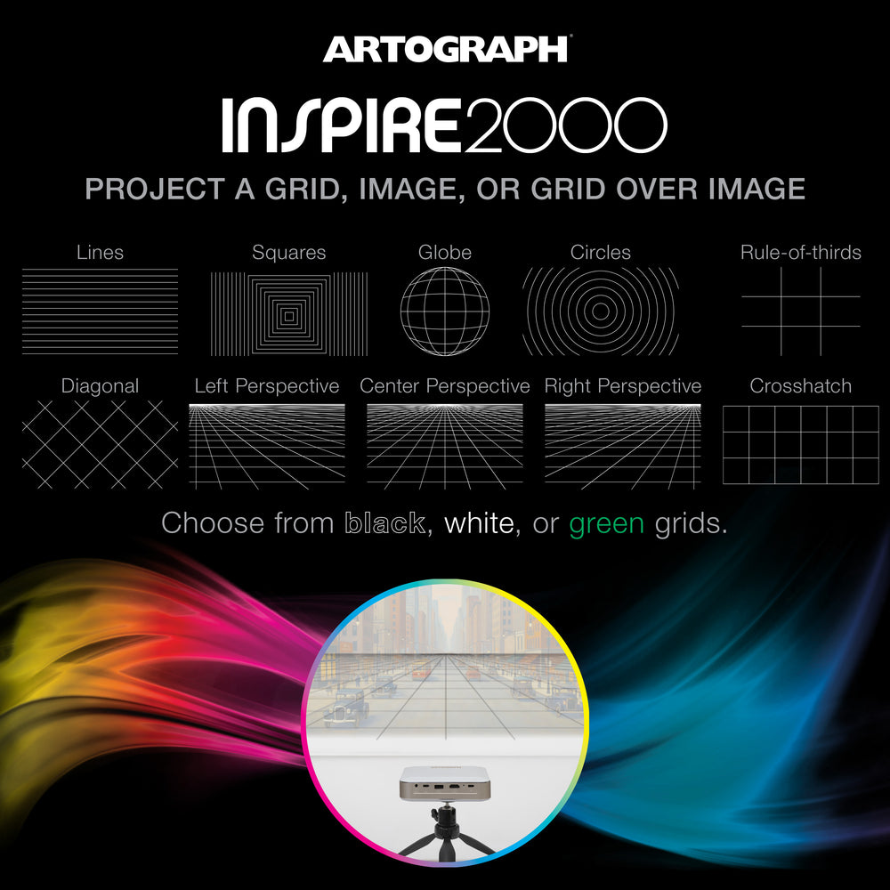 Inspire 2000 Art Projector - 25160 (Inspire 1500 Replacement) – Studio ...