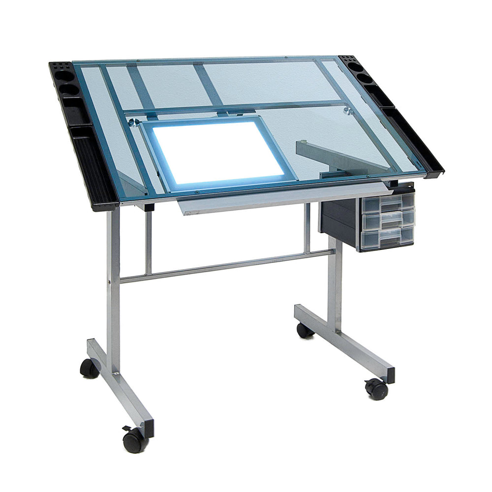 LightPad Support Bars - Silver (2pc Metal Bars to Hold LightPad)