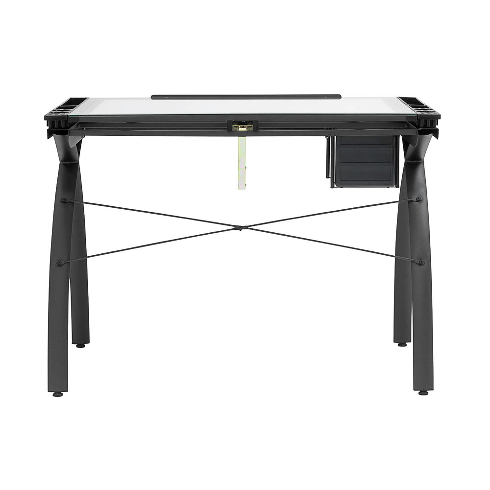 Futura Light Table For Artists with Adjustable Top, Storage and