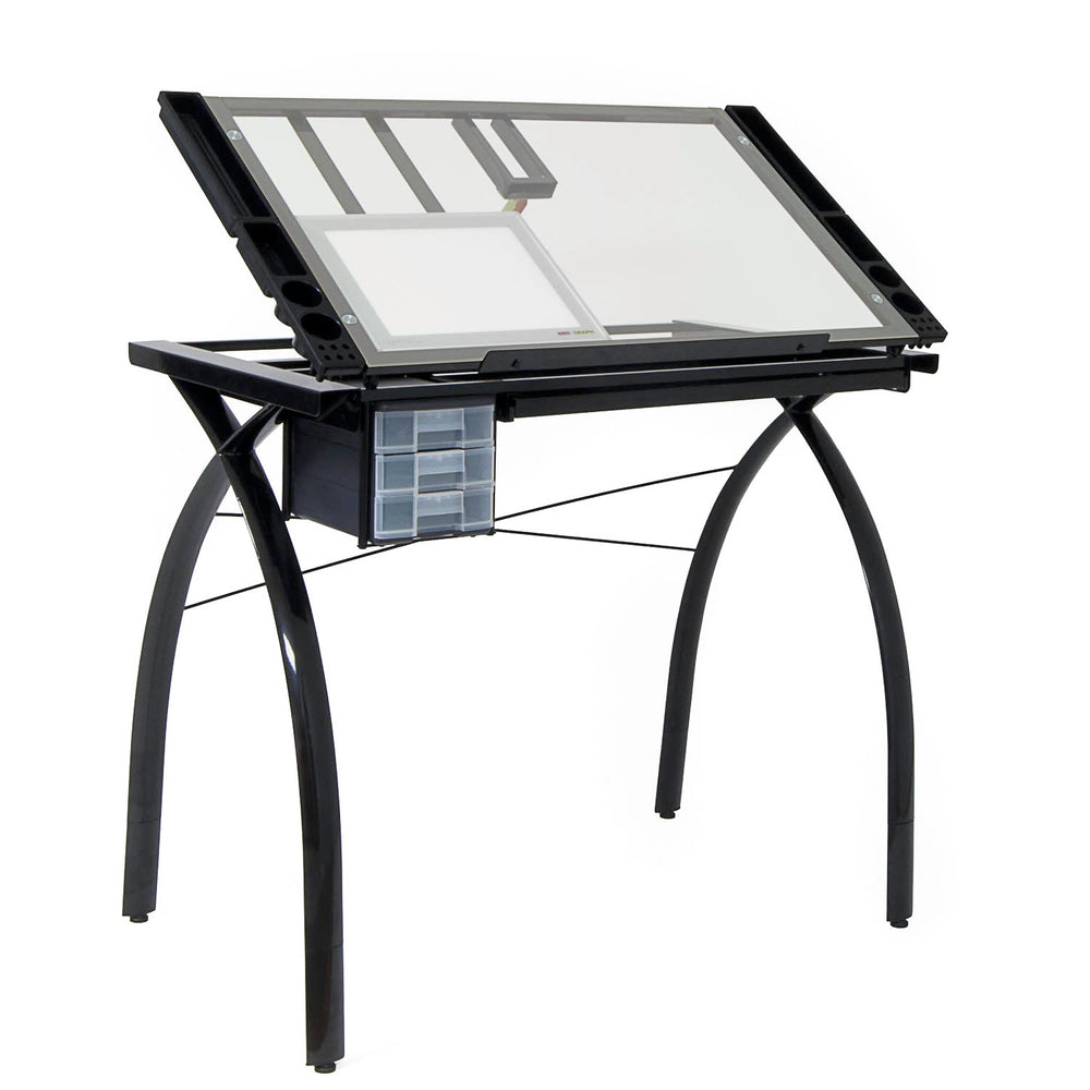 LightPad Support Bars - Black (2pc Metal Bars to Hold LightPad)