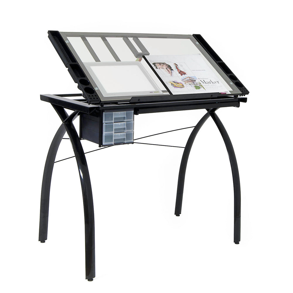 LightPad Support Bars - Black (2pc Metal Bars to Hold LightPad)