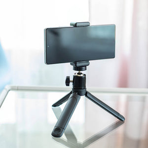 Mini Tripod Tabletopand Handheld Stand for Digital Projectors and Phones - 25005