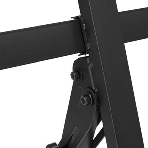 Heavy-Duty Metal Museum Lyre Artist Easel for Large Canvases - 13149
