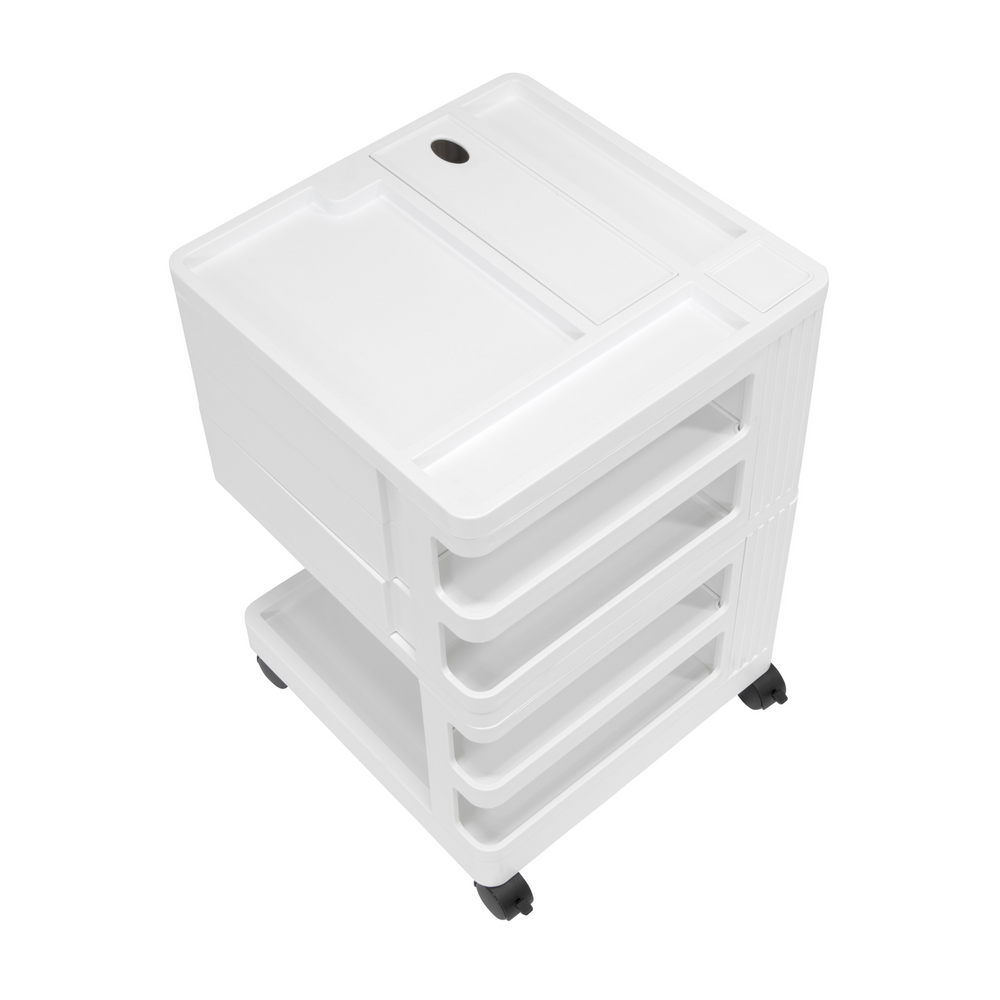 KUBX Pro Mobile Rotating 4-Sided Storage Organizer for Artitsts